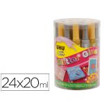 Uhu Cola Purpurina Glitter Glue Mix Ouro / Prata 20 ml x 24 Un.