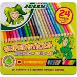 Jolly Lápis de Cor Jolly Supersticks Metallic + Neon-mix Metal 24 un.