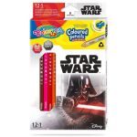 Colorino Caixa 12 Lápis + 1 Cor Disney Star Wars - 89458