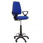 PYC Cadeira de Escritório Alta Elche S Azul (braços Reguláveis Tecido)