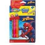 Caixa 12 Lápis + 1 Cor Spider-Man PRT91789