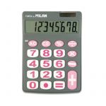Calculadora Milan 8 Dígitos Cinza/Rosa - 15170GBL