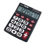 Calculadora Milan 8 Dígitos Preto/Vermelho - 151708BL