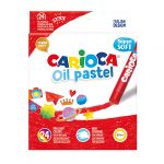 Carioca Caixa 24 Lápis Pastel Óleo Oil Pastel (43278) - 09709343278