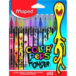 Maped Canetas Feltro Color Peps Monster C/18 - MAP845400