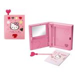 Hello Kitty Diário com Fechadura Eletrónica, Código Secreto e Material de Escrita
