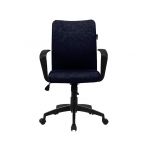 Q-connect Cadeira Base Nylon Regulável em Altura 895+110mm x L 580mm x P 550mm Tecido - KF19015