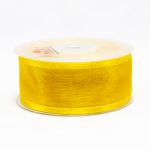 Fita Organza Romântica 40 x25mt Amarelo Trd - 40168835