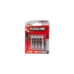 Ansmann Pilhas 1x4 Alkaline Micro AAA Red-line - 5015553