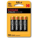 Kodak Xtralife Pack 4 Pilhas Alcalinas AA LR06