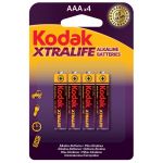 Kodak Xtralife Pilhas Alcalinas AAA LR03 4 Un.