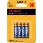 Kodak Pilhas Max LR03-AAA K3A-4
