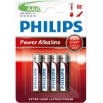 Philips Blister 4 Pilhas Alcalinas 1,5V LR03 AAA - LR03P4B/10