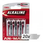 Ansmann 20x4 Alkaline Mignon AA LR 6 red-line
