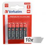 Verbatim Alkaline battery Micro AAA LR 10 x 10 Un.