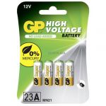 Gp Batteries Pilhas 1x4 Gp Alkaline a 23 12 V 10023AC4
