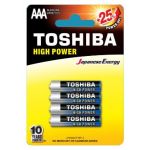 Toshiba Pilha Alcalina x4 1,5V LR03 AAA - LR03GCP/BP-4