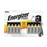 Energizer Alkaline Power Pack de 8 Pilhas Alcalinas AA LR6