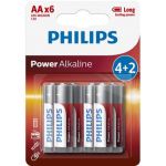 Philips Pack 4+2 Pilhas Power Alkaline AA - LR6P6BP_10