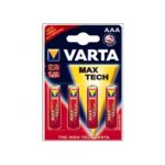 Varta Pilha Alcalina LR03 Max Tech Pack 4 Un.