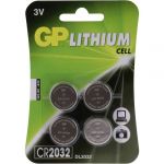 Gp Batteries CR2032 4 Un.