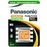 Panasonic Pack 4 Pilhas Recarregáveis BL/4P P03 900 MAH EVOLTA AAA