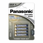 Panasonic Pack 4 Pilhas Alcalinas AAA Everyday Power 1,5V