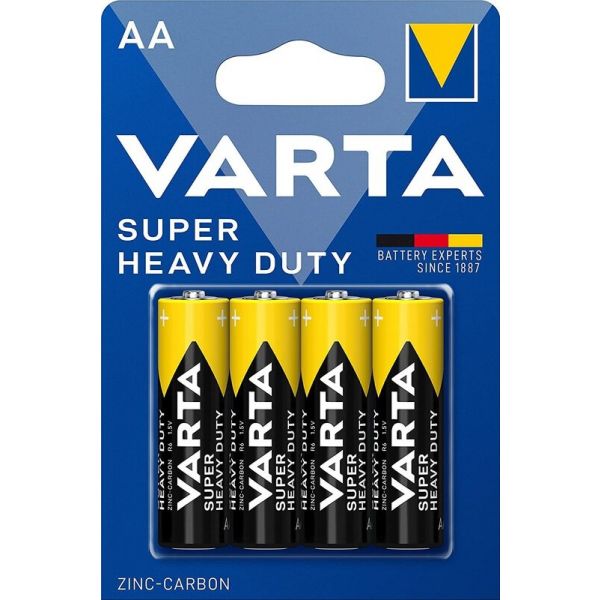 VARTA Blister 4 Pilhas AA / R6 1,5V SUPERLIFE (2006) - R6P
