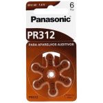 Panasonic Pilhas P/ Aparelhos Auditivos Pack 6x - PR312/PR41/AZA312 - PR41