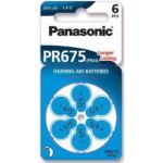 Panasonic Disco 6 Pilhas Auditivas - Pr675L/6Lb