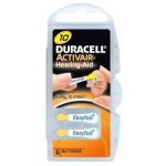 Duracell Pilha Botão DA10 Hearing Aid 6x Blister PZD-DA10