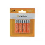 Mercury Conjunto de 4 Baterias Rcarregáveis Nimh 1300mah Aa - AA13
