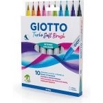 Giotto Marcadores Turbo Soft Brush Pen Cx. 10 Un.