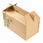 Caixa Asa Menu Lunch Box Kraft 24,5x13,5x12cm 1 Un. (pack de 100)