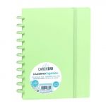 Carchivo Caderno Ingeniox A4 100 Folhas Extraíveis Pautado Verde Pastel