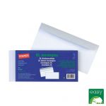 Staples Envelope Comercial International DL, 110 x 220 mm Autocolante Branco