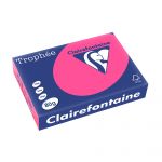 Clairefontaine Papel Cópia Trophée A4 80g Rosa Fluorescente, Resma de 500 Fls