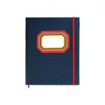 Firmo Caderno Clássico, 165 x 210 mm 96 Fls Liso, Azul Elástico Vermelho 1un.