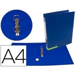 Liderpapel Pasta de Arquivo System Cartão Forrado A4 2 Aneis 25mm Mistos 40mm S/caixa Azul - OFF077599CE