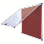 Bi-office Vitrine Feltro Enclore Retardadora de Chama (18xA4 (1360x953mm), Azul - ST390101150