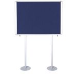 Bi-office Vitrine Feltro Mastervision Exterior Enterrada No Solo (18xA4 (1400x973mm), Azul - OMS390207760