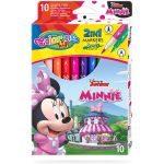 Colorino Marcadores Duplos Disney Minnie 10 Un. - PRT90669