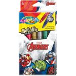 Colorino Caixa 6 Marcadores Metálicos Disney Avengers - PRT91512