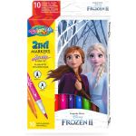 Colorino Caixa 10 Marcadores Duplos Disney Frozen II - PRT91055