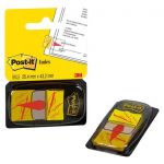 Post-it Separadores de Índice "Assinar Aqui" 25.4 x 43.2 mm Amarelo Embalagem de 50 c/ Dispensador 680-31 - 207282