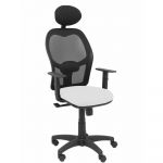 PYC Cadeira de Escritório com Apoio p/ a Cabeça B10CRNC Branco - S5703918