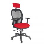 PYC Cadeira de Escritório com Apoio p/ a Cabeça B3DRPCR Vermelho - S5703859