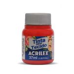 Acrilex Tinta Tecido Fosca 04140/508 Vermelho Escarlate 37 ml