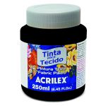 Acrilex Tinta Tecido Fosca 04125/520 Preto 250 ml