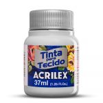 Acrilex Tinta Tecido Fosca 04140/627 Cinza Claro 37 ml